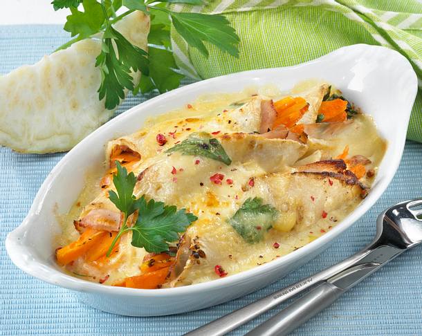Sellerie-Putenröllchen Rezept