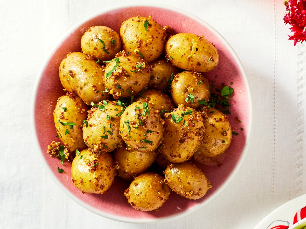 Senf-Butter-Kartoffeln Rezept
