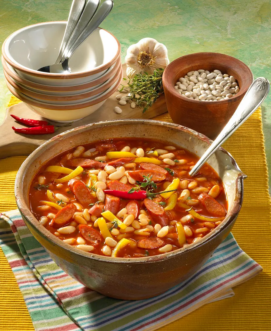 Serbische Bohnensuppe Rezept Serbische Bohnensuppe Rezept