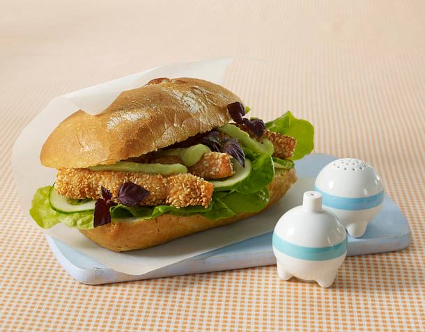 Sesam-Fischburger Rezept