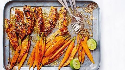 Sesamchicken mit Thaimöhrchen Rezept - Foto: House of Food / Bauer Food Experts KG