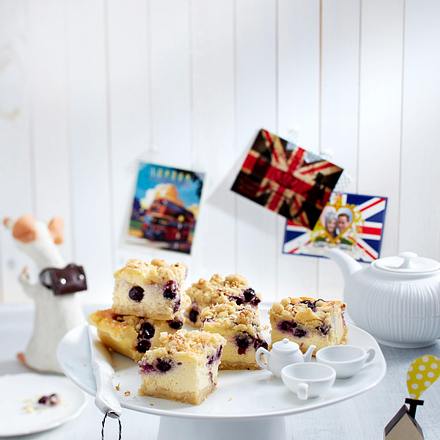 Shortbread Blueberry Cheesecake Rezept Shortbread Blueberry Cheesecake Rezept