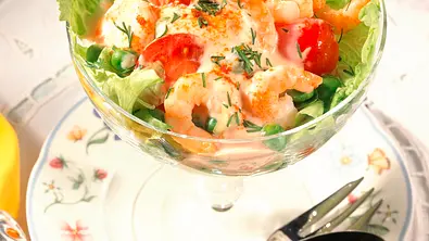 Shrimps-Cocktail in Cognac-Soße Rezept - Foto: LECKER @ Bauer Media Group