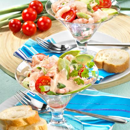 Shrimps-Cocktail mit Avocado Rezept