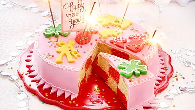Silvester-Glücks-Kuchen Rezept - Foto: LECKER @ Bauer Media Group