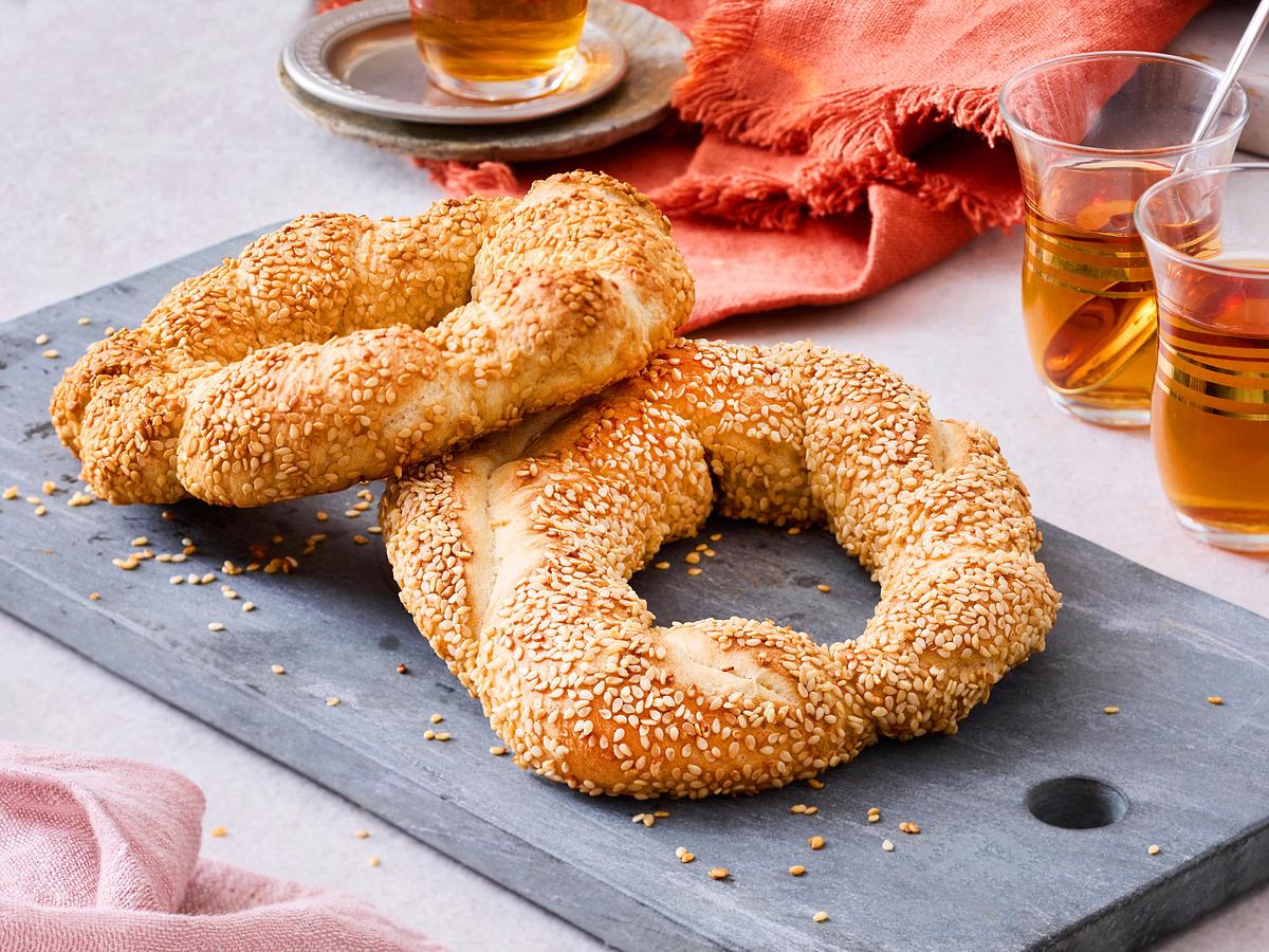 Simit (Türkische Sesamringe)