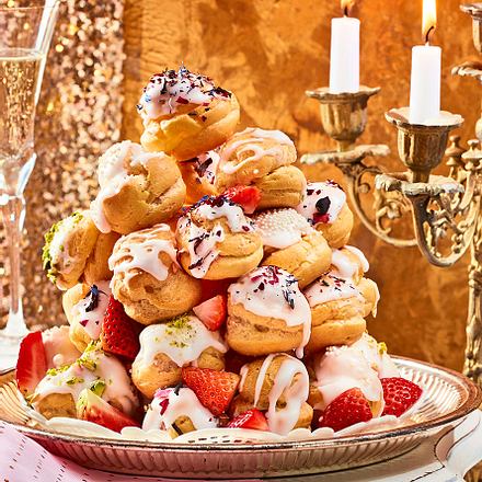 Skandalös hoher Windbeutel-Tower Rezept
