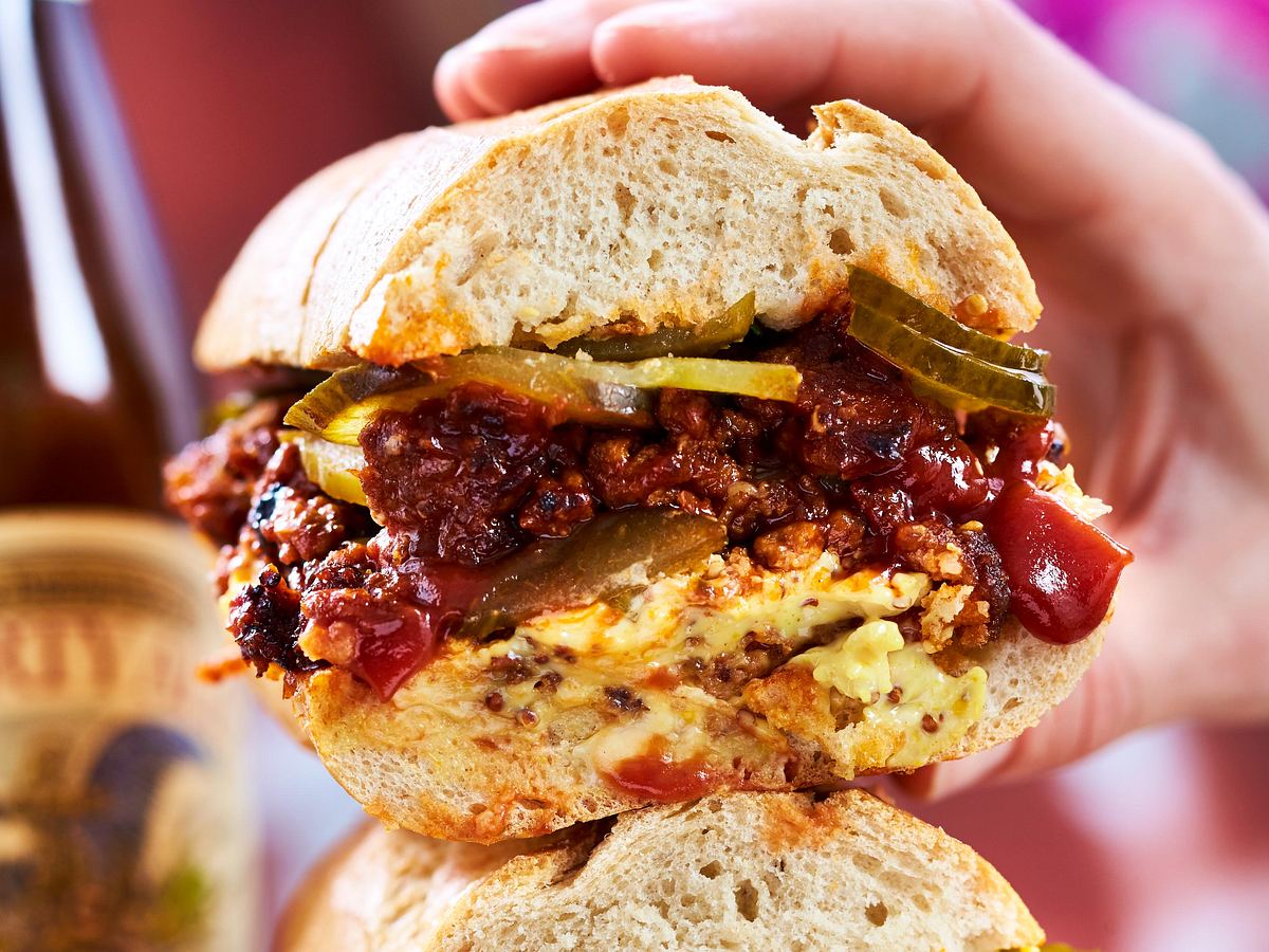 Schnelle Rezepte mit Hackfleisch: Sloppy-Joe-Sandwich