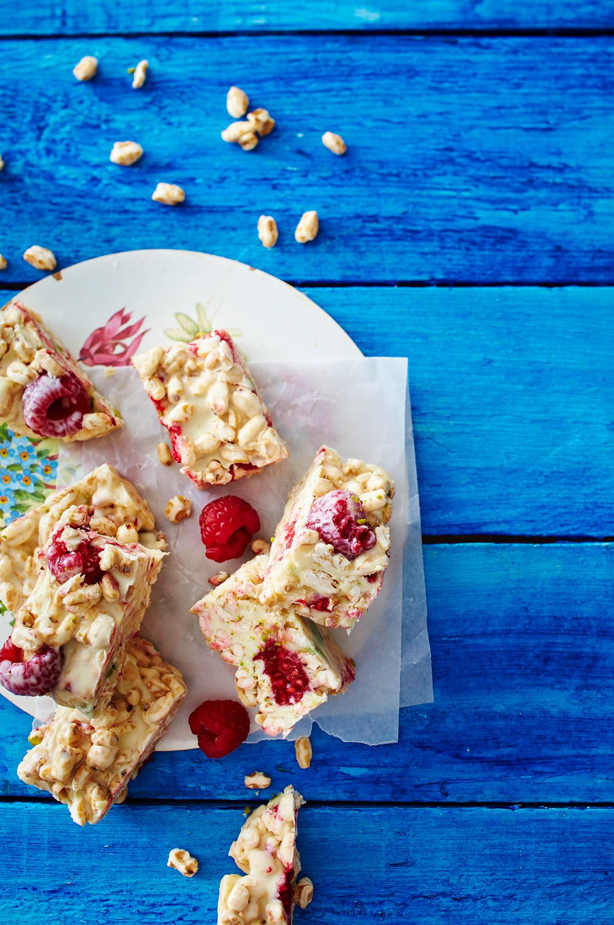 Smack-Bars mit Himbeeren Rezept