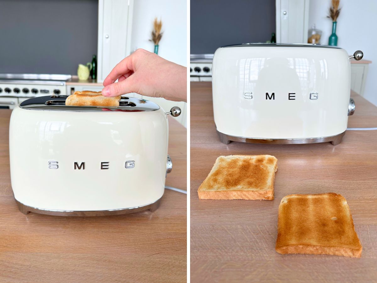 Ergebnisse vom Smeg-Toaster-Test