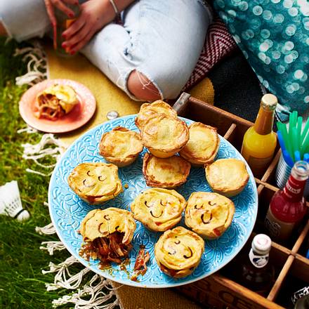 Smileypies gefüllt mit Pulled Pork Rezept
