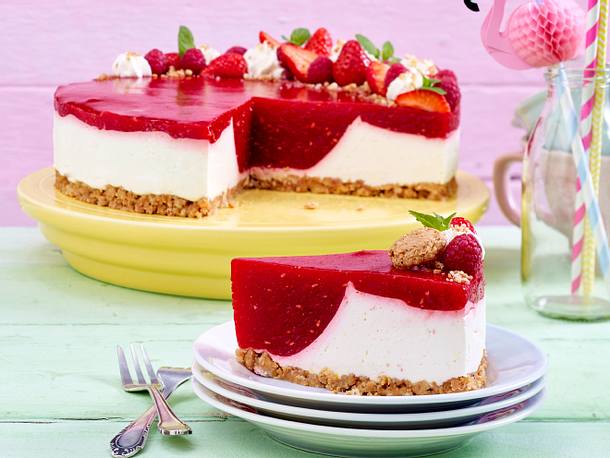 Smoothie-Frischkäse-Torte Smoothie-Frischkäse-Torte
