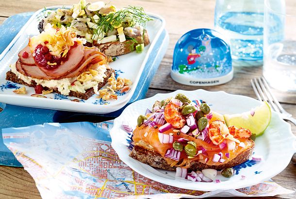 Smørrebrød mit Sill-Eier-Salat Rezept-F8581001 Smørrebrød mit Sill-Eier-Salat Rezept-F8581001