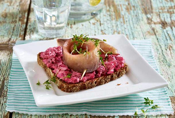 mit Matjes-Rote Bete Rezept