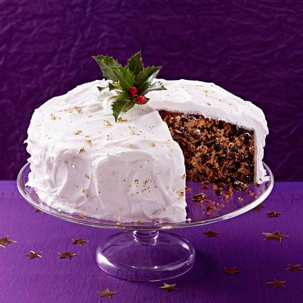 Snowy Christmas Cake Rezept