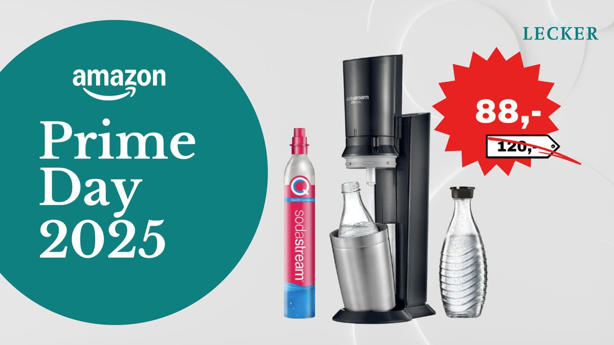 Der SodaStream Crystal 3.0 beim Amazon Prime Deal Day günstiger shoppen