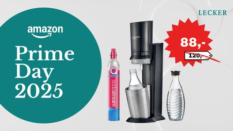Der SodaStream Crystal 3.0 beim Amazon Prime Deal Day günstiger shoppen - Foto: PR / LECKER.de
