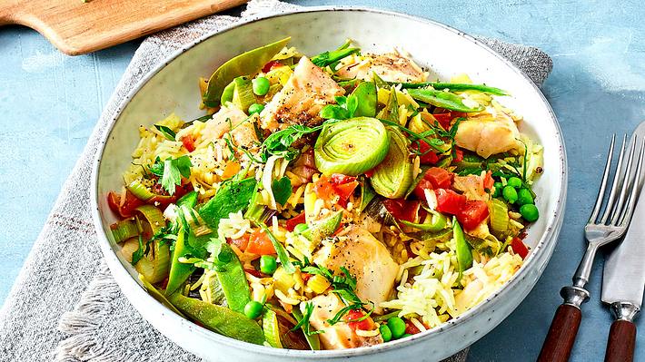 Sommer-One-Pot mit Seelachs Rezept - Foto: House of Food / Bauer Food Experts KG