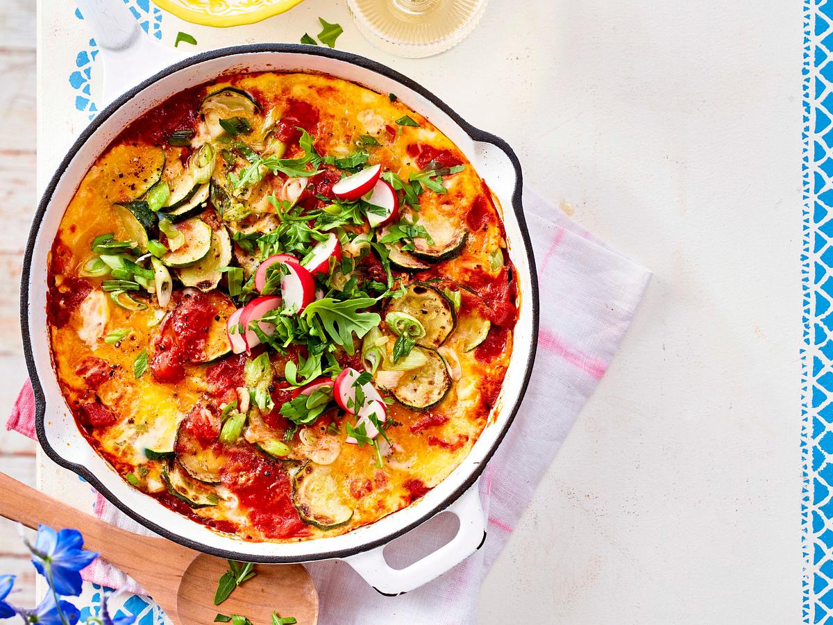 Sommer-Shakshuka Rezept