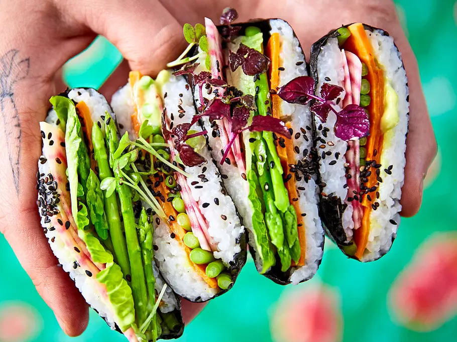 Sommer, Sonne, Sushi-Sandwich Rezept Sommer, Sonne, Sushi-Sandwich Rezept