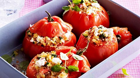 Sommergemüse: Gefüllte Tomaten