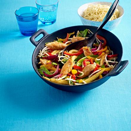 Sommerliche Hähnchenpfanne Rezept
