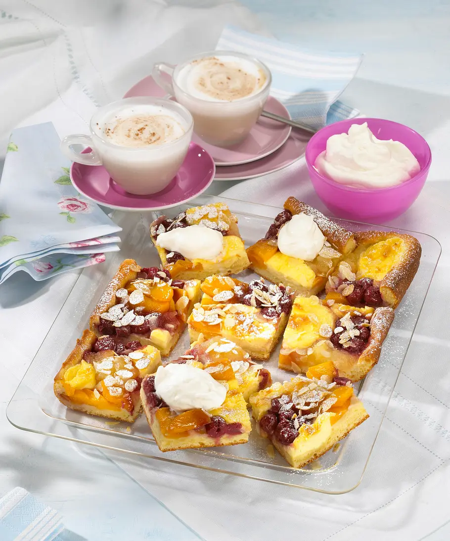 Sommerlicher Kleckselkuchen Rezept