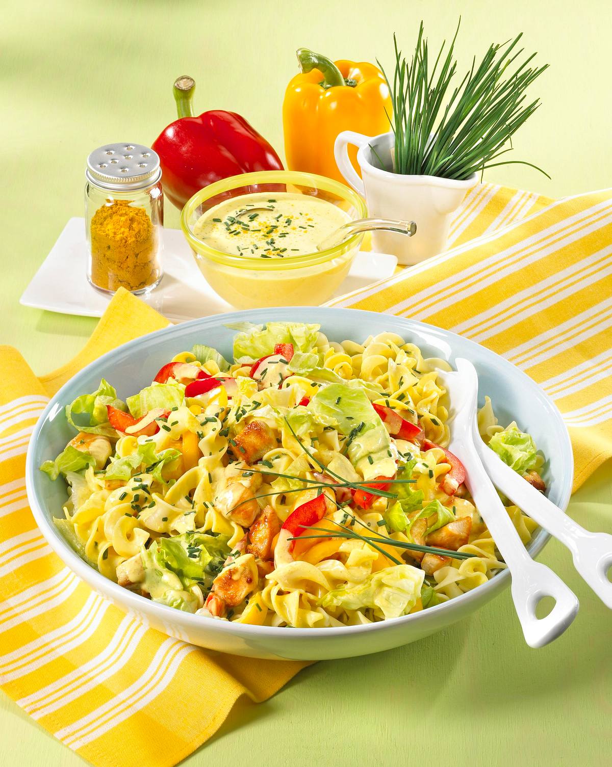 Sommerlicher Nudelsalat Rezept