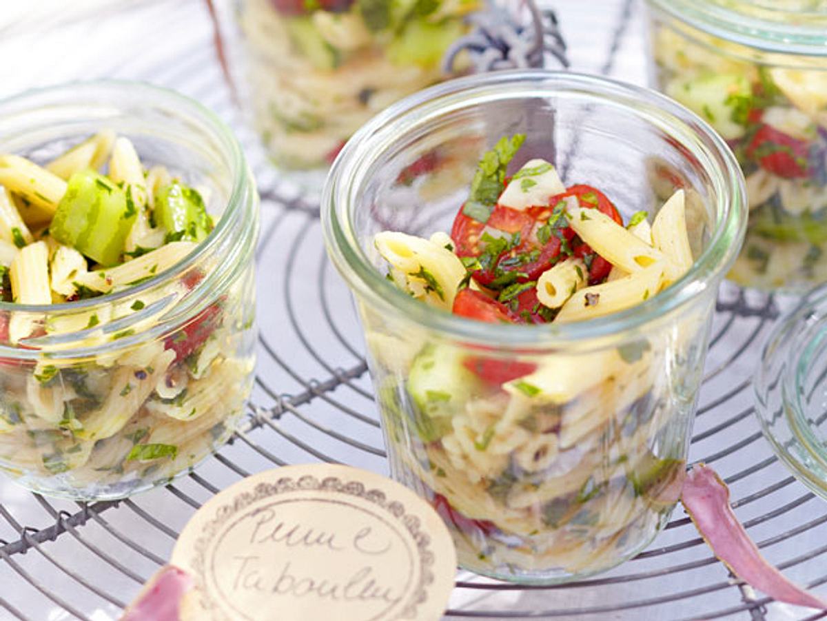 Sommerlicher Nudelsalat Rezept