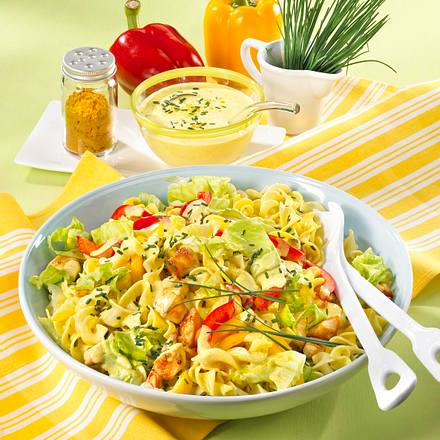 Sommerlicher Nudelsalat Rezept