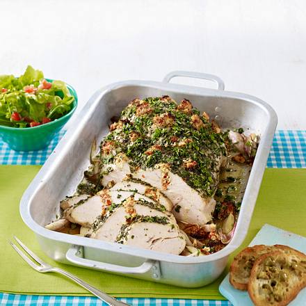 Sommerlicher Putenbraten Rezept Sommerlicher Putenbraten Rezept