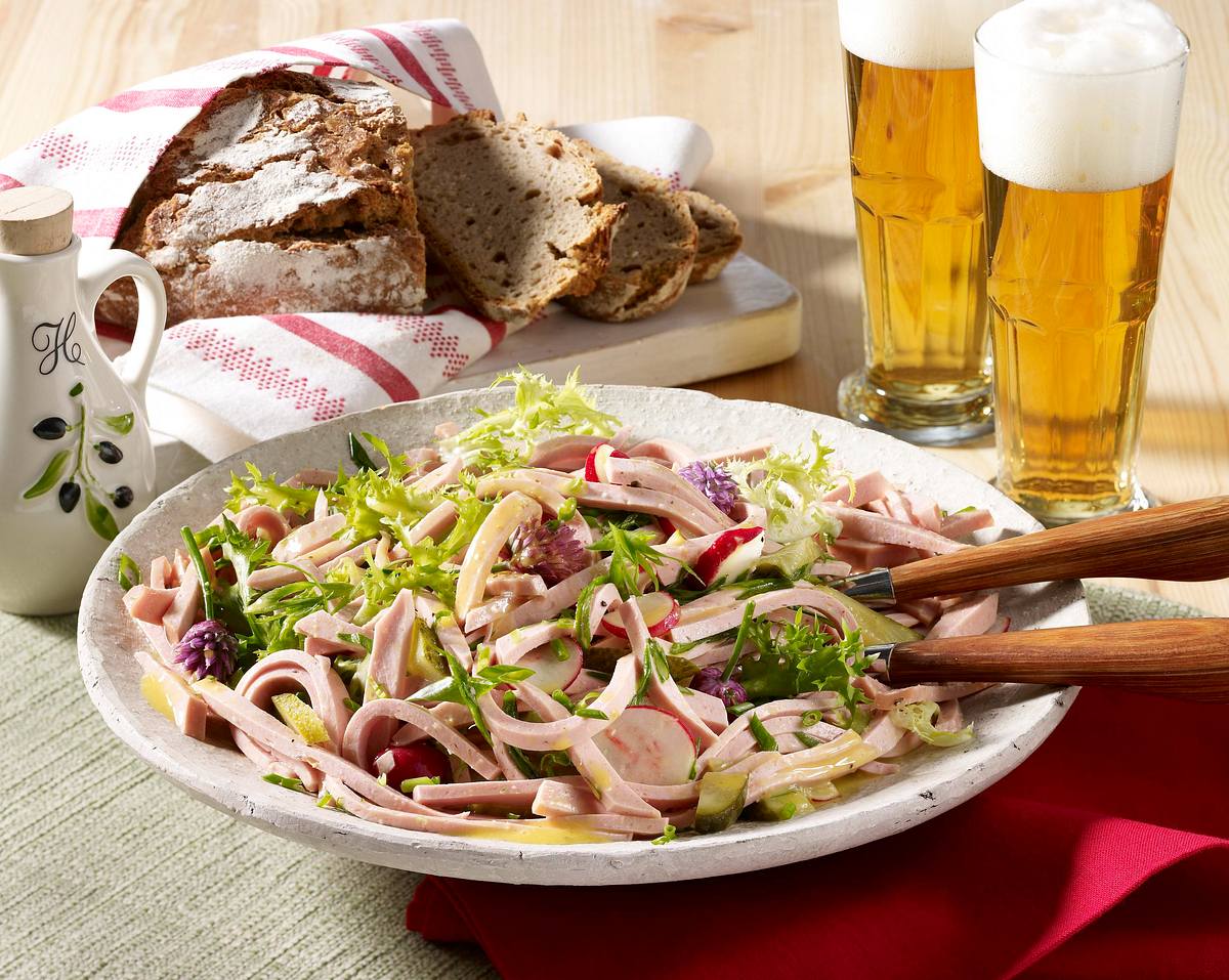 Sommerlicher Wurstsalat Rezept