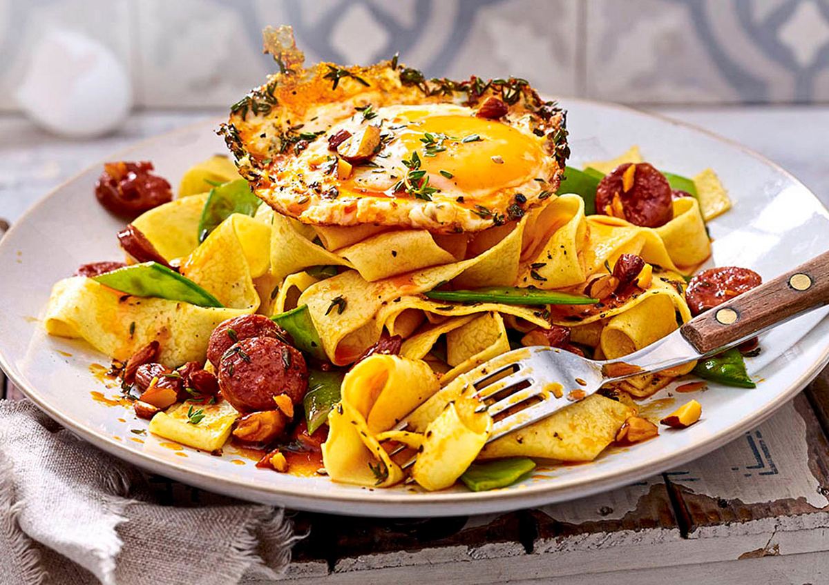 Sonnenschein-Pappardelle  Rezept