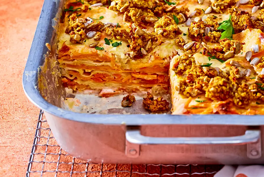 Sonnige Möhren-Lasagne Rezept Sonnige Möhren-Lasagne Rezept