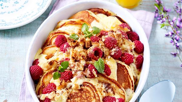 Sonntagsfrühstück: Pancake-Auflauf - Foto: House of Food / Bauer Food Experts KG