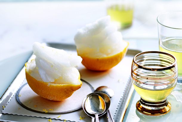Sorbetto Romantico di Limone Rezept
