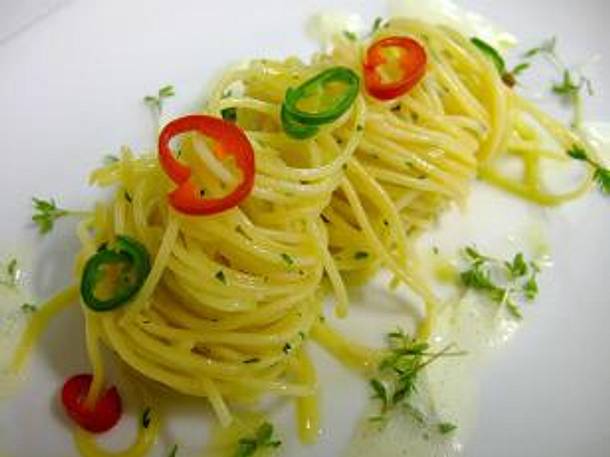 Spaghetti aglio e olio Vipolino Rezept Spaghetti aglio e olio Vipolino Rezept