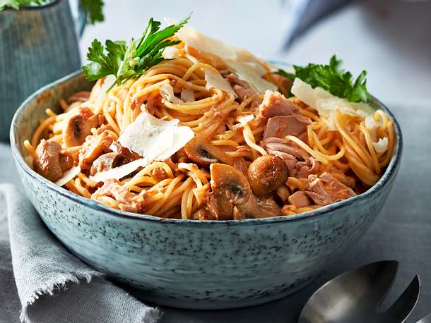 Ruck, zuck gemachte Spaghetti al Tonno Rezepte