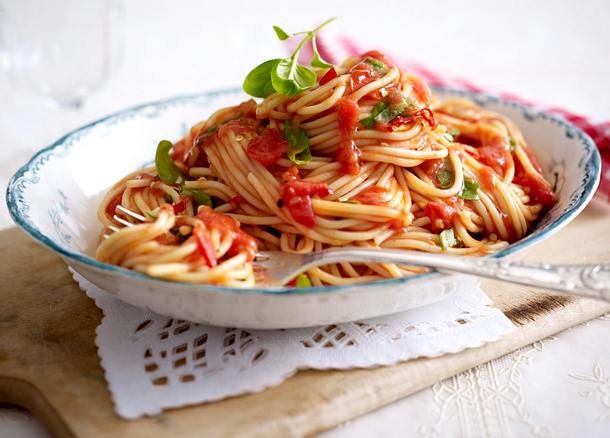 Spaghetti all´arrabiata Rezept Spaghetti all´arrabiata Rezept