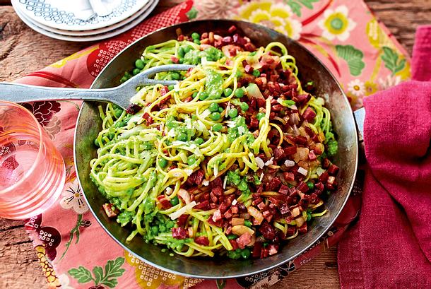 Spaghetti Carbonara für Erbsenzähler Rezept