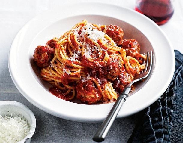 Spaghetti mit Great Balls of Meat Rezept