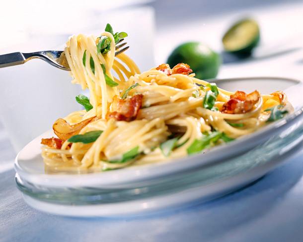 Spaghetti mit Rauke Rezept