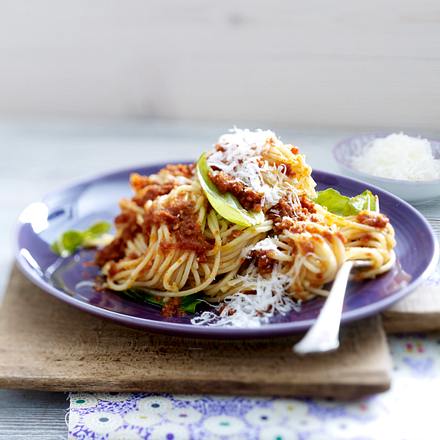 Spaghetti mit Tomatenpesto Rezept Spaghetti mit Tomatenpesto Rezept