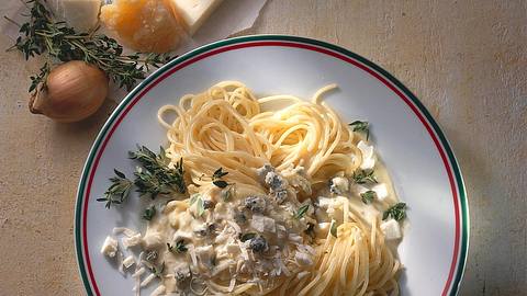 Spaghetti mit Vier-Käse-Soße Rezept - Foto: Neckermann