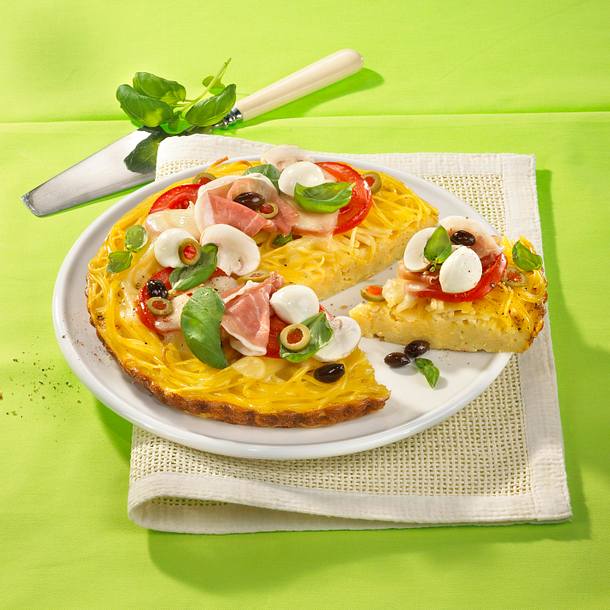 Spaghetti-Pizza Rezept Spaghetti-Pizza Rezept