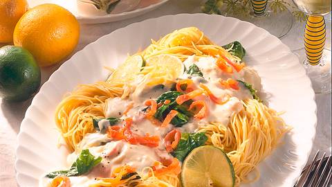 Spaghettini mit Lachssoße Rezept - Foto: Först, Thomas