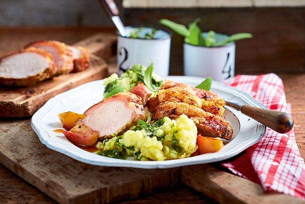 Spanferkel à la Saltimbocca Rezept