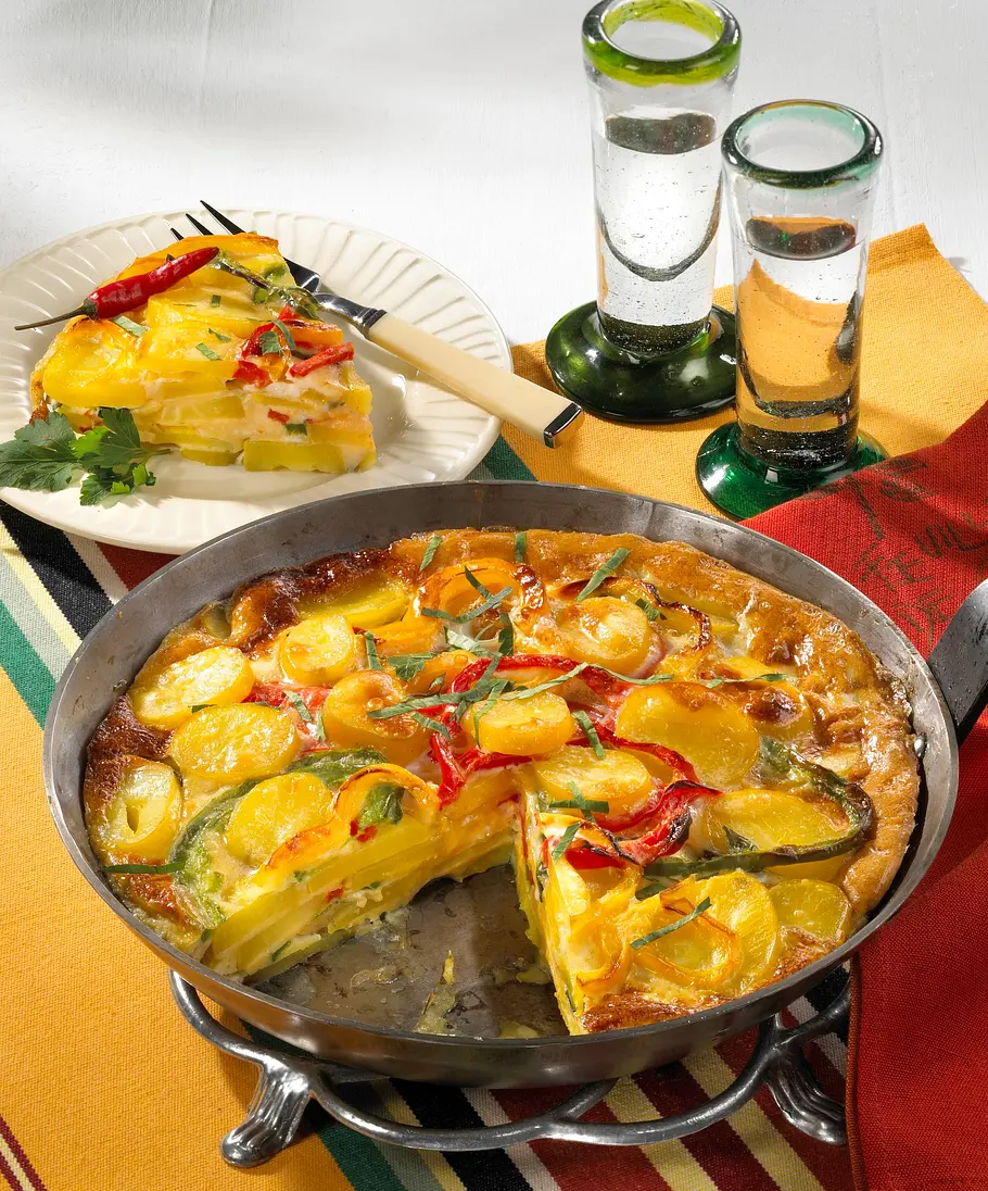 Spanische Kartoffel-Tortilla Rezept Spanische Kartoffel-Tortilla Rezept