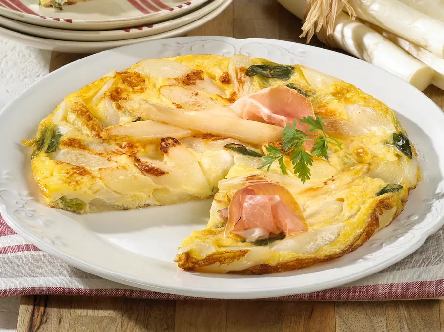 Spanische Spargel-Tortilla Rezept Spanische Spargel-Tortilla Rezept
