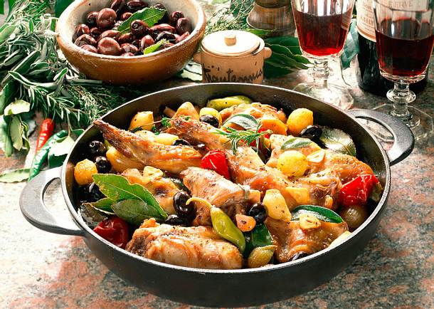Spanischer Kaninchentopf Rezept